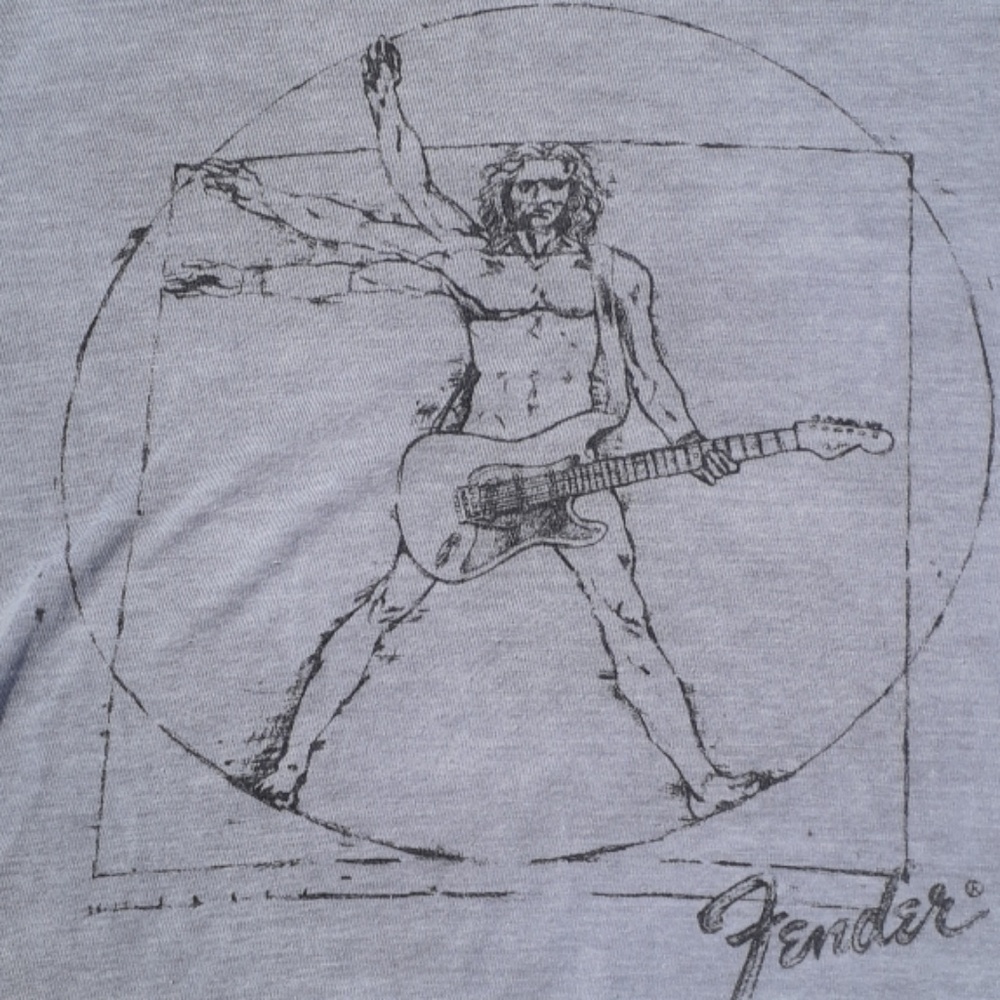 Lucky Brand Acid Washed Guitar Tee